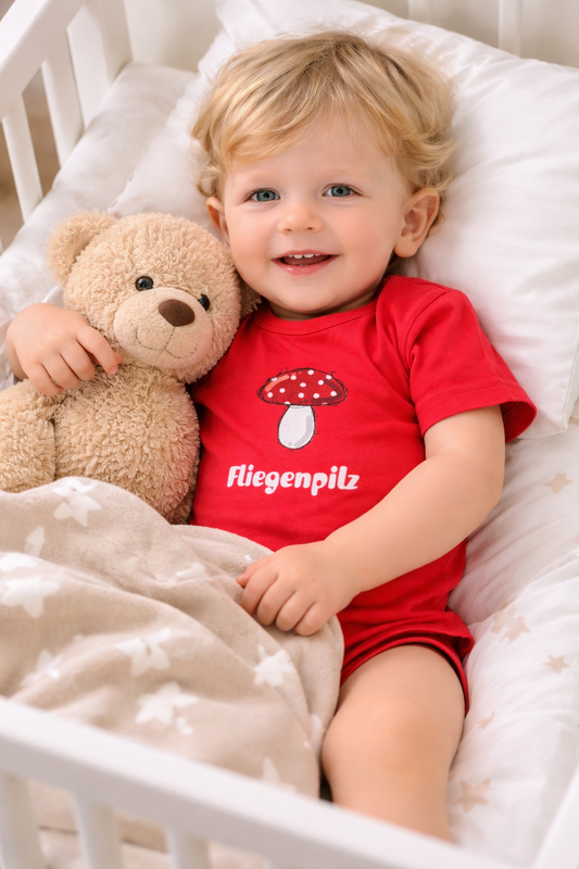 Kurzarmbody „Fliegenpilz“