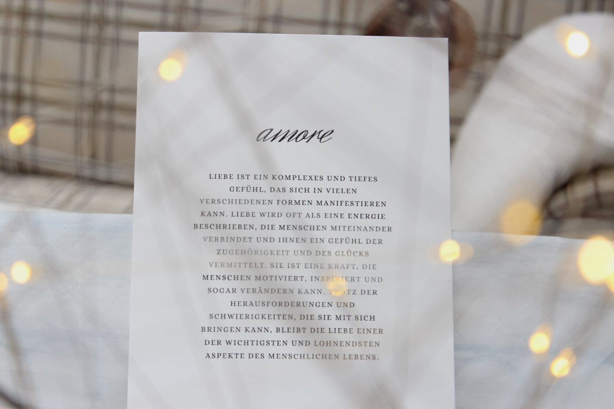 Print „amore“ – eine Liebeserklärung in Worten
