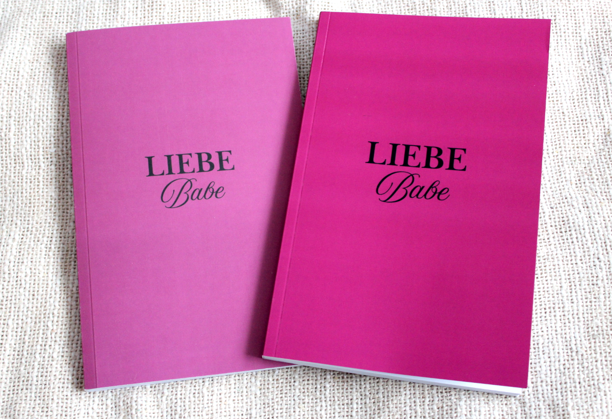 Softcover Notizbuch „Liebe Babe“ – Für alles, was dir durch den Kopf tanzt 💕