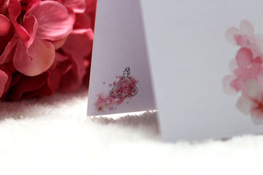 Einladungskarten-Set „Blumenmädchen“ – stilvoll einladen, unvergesslich feiern