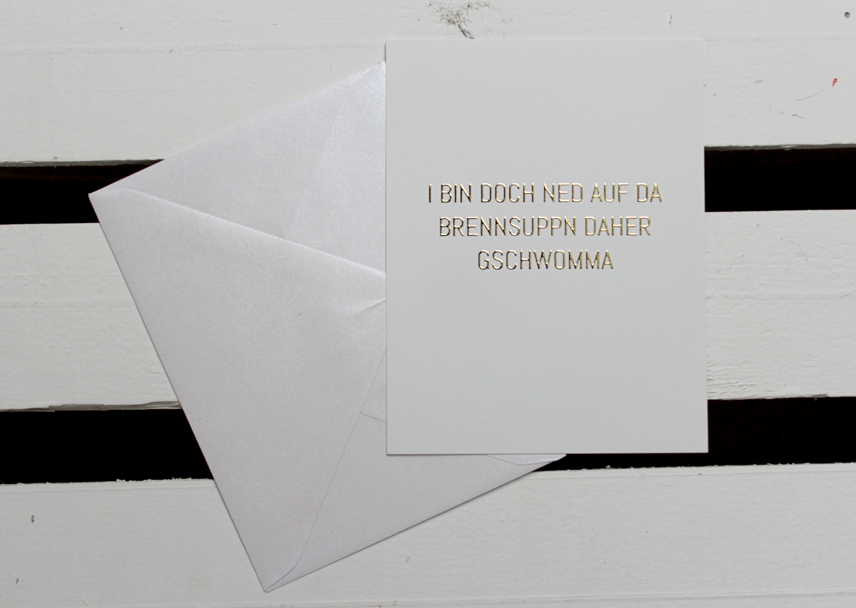 Mundartkarte "Brennsuppn"