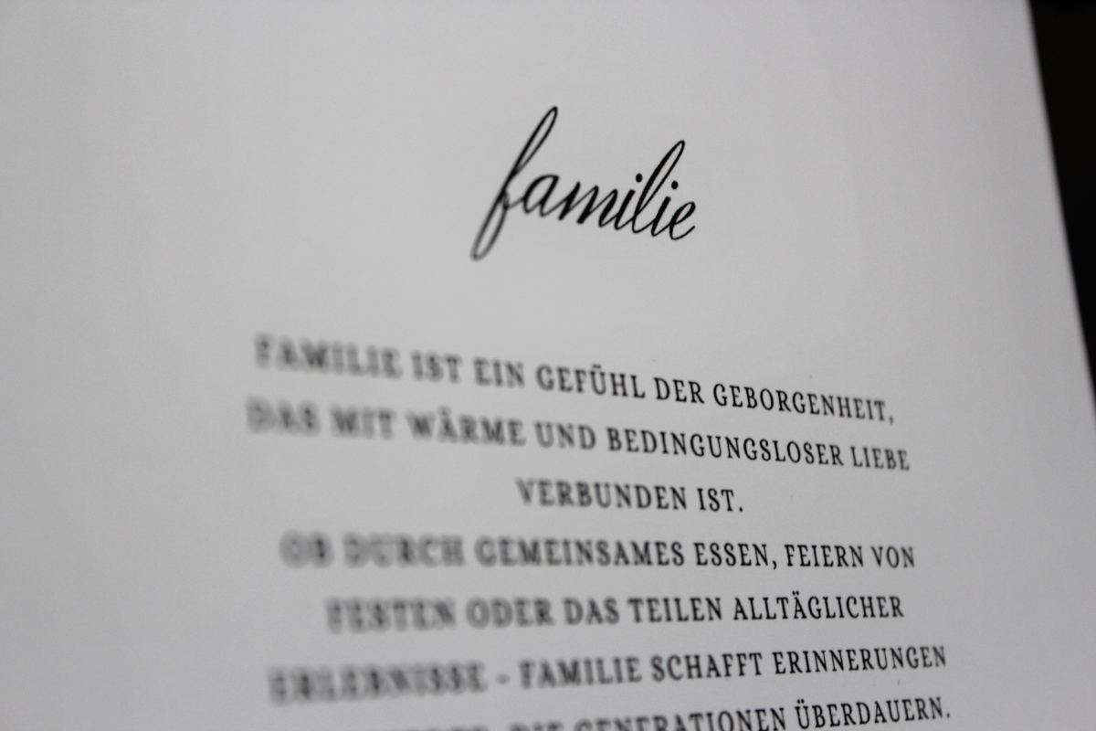 A4 Print "Familie"