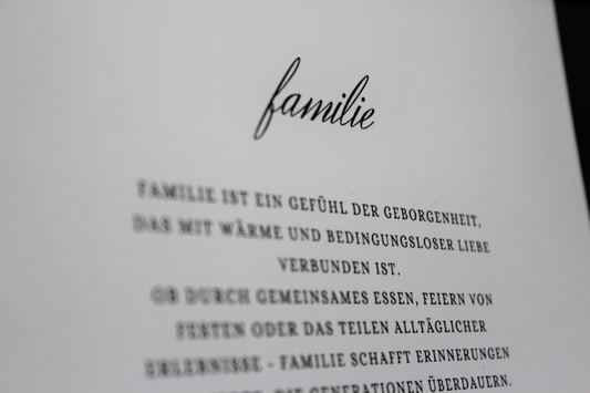 A4 Print "Familie"