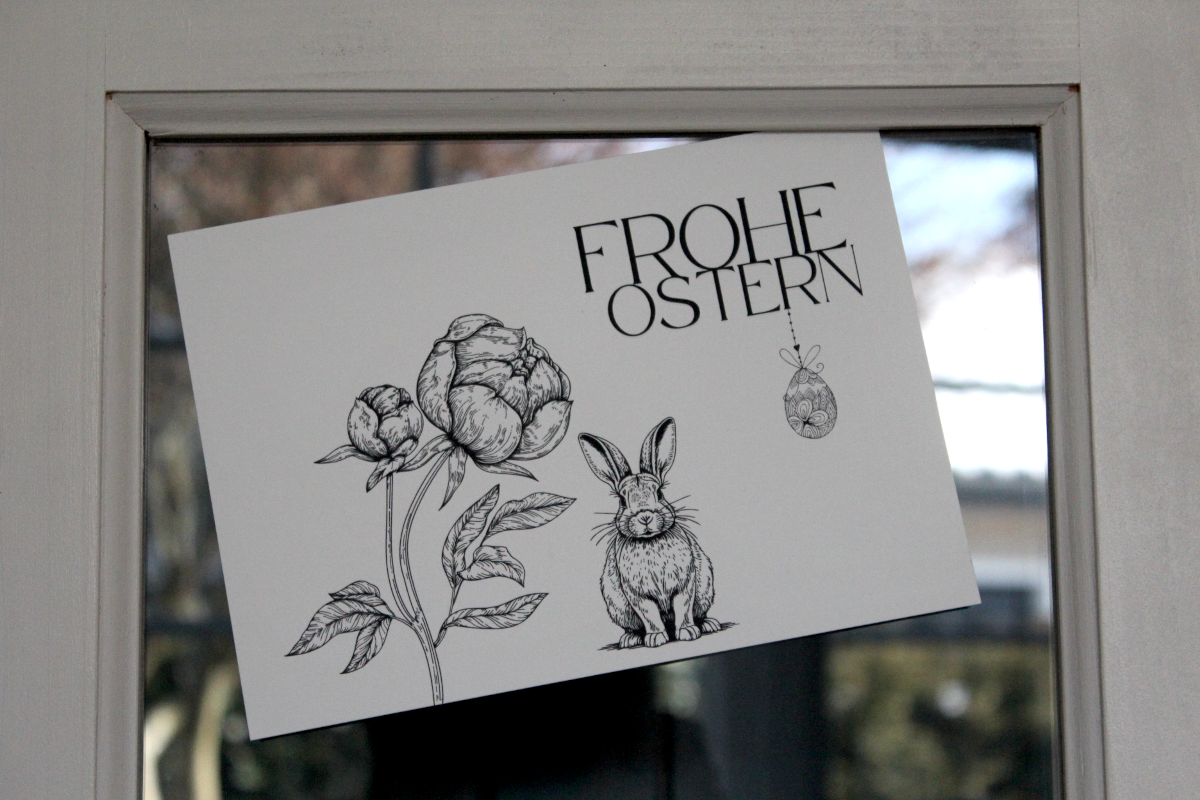 Print "Frohe Ostern"