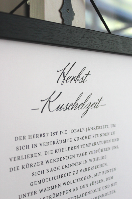 A4 Print "Herbst - Kuschelzeit"