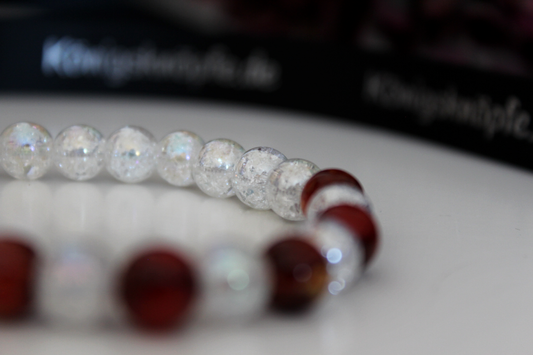 Personalisierbares Armband „Rubinlicht“