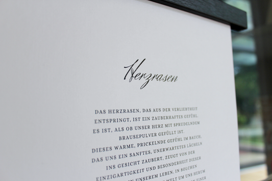 A4 Print "Herzrasen"