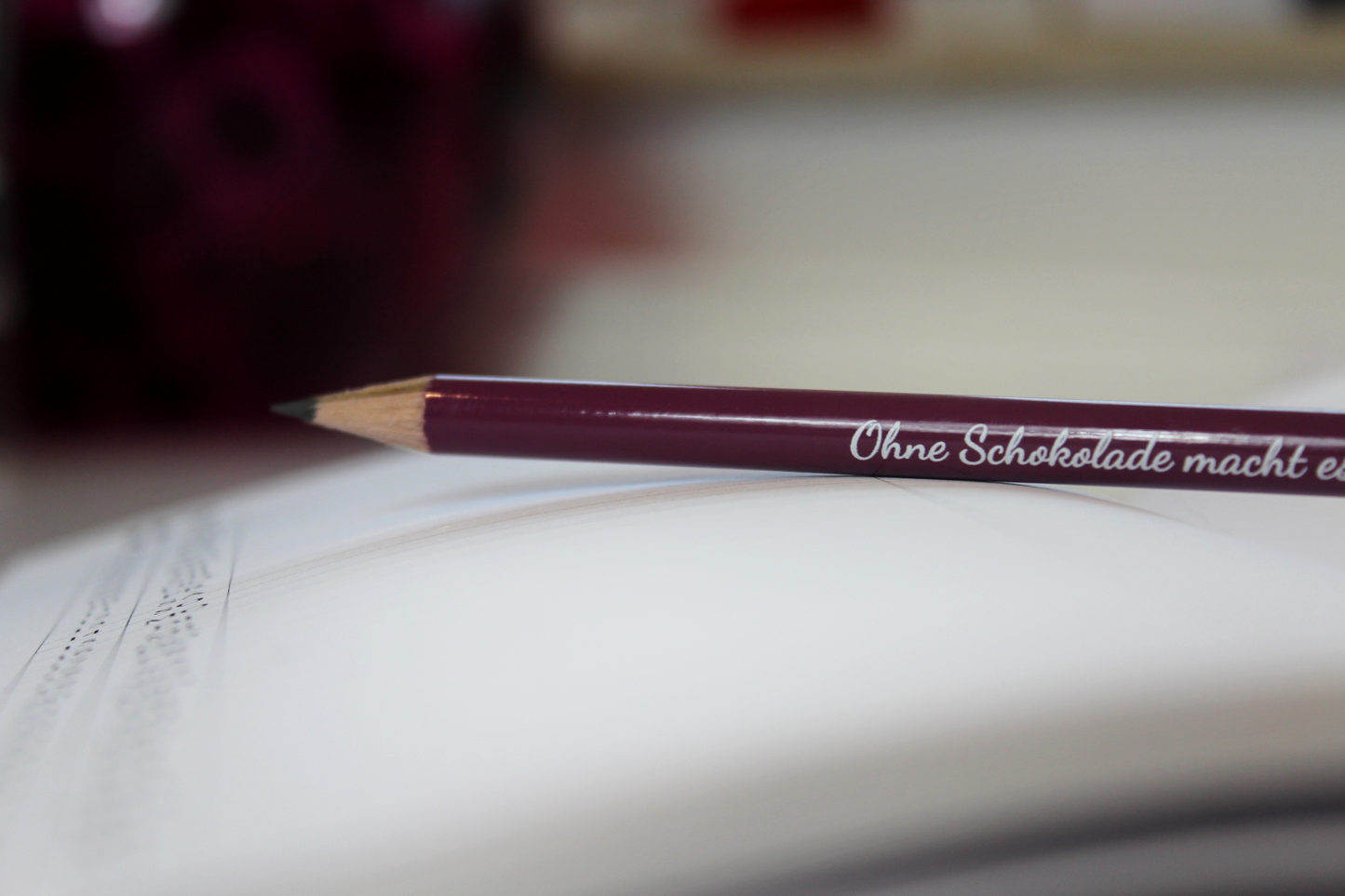 Krönchenstift "Ohne Schokolade macht es keinen Sinn"