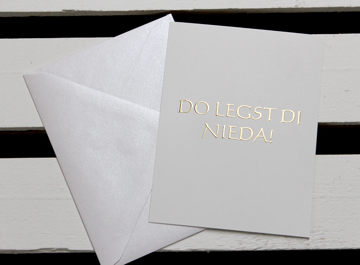 Mundartkarte "Do legst di nieda!"