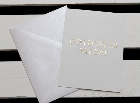 Mundartkarte "Do legst di nieda!"