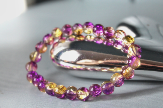 Handmade - Perlenarmband "Das Armband der leuchtenden Momente"