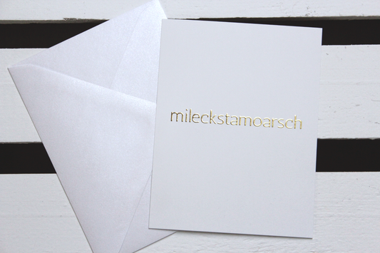 Mundartkarte "Mileckstamoarsch"