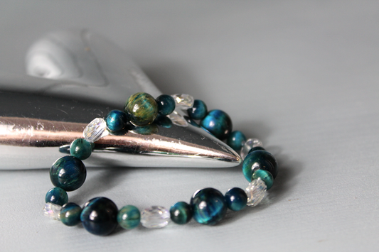 Handmade - Perlenarmband "Ocean Whisper"