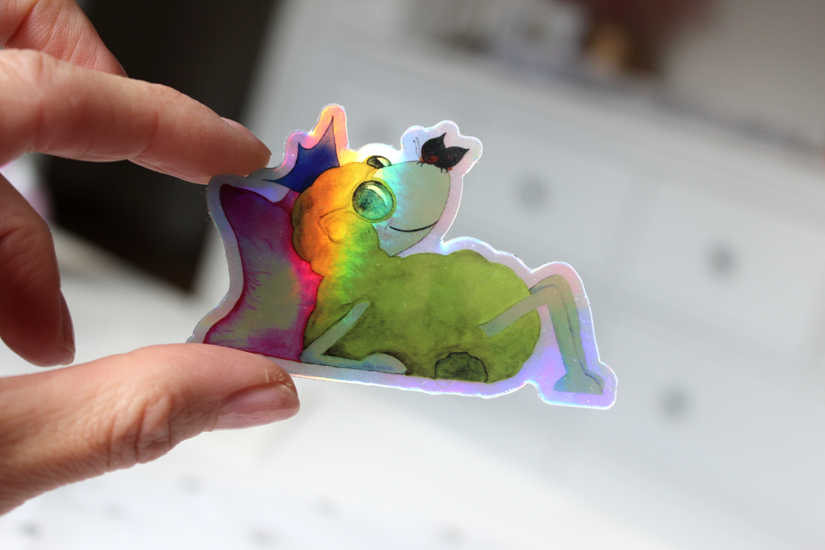 Glimmersticker "Sommerschaf"