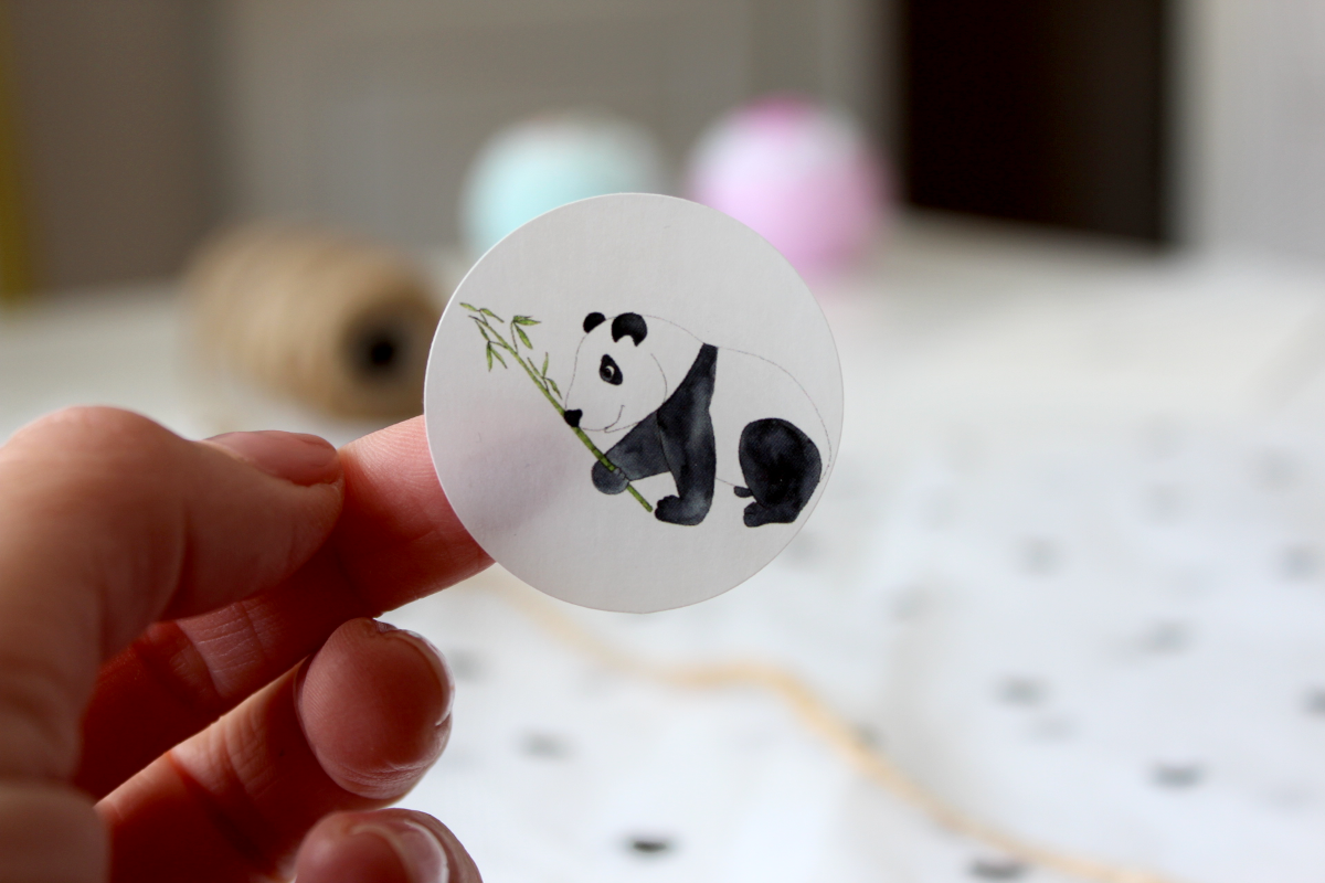Sticker Panda Balou