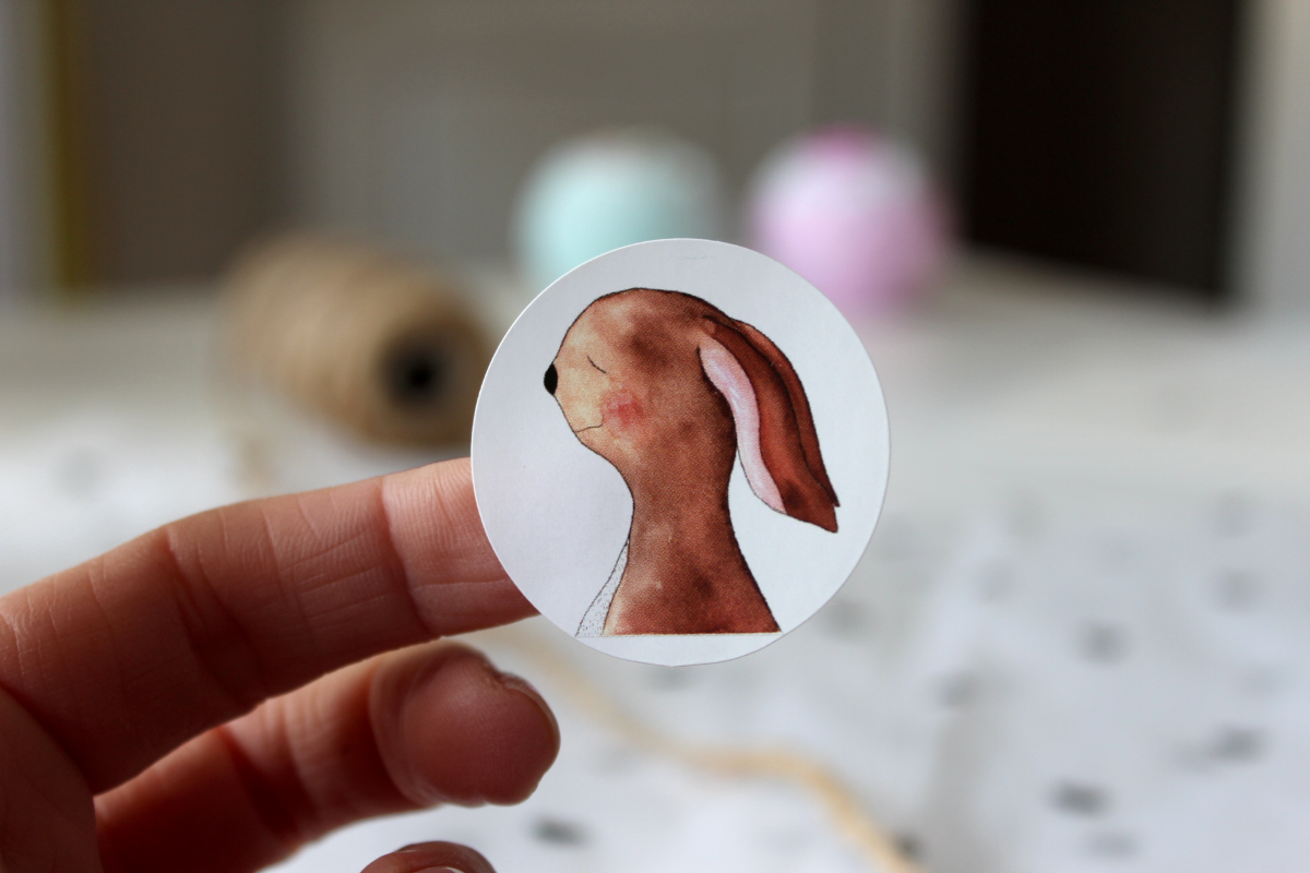 Kategorie Siegelsticker Hase Königsknöpfe