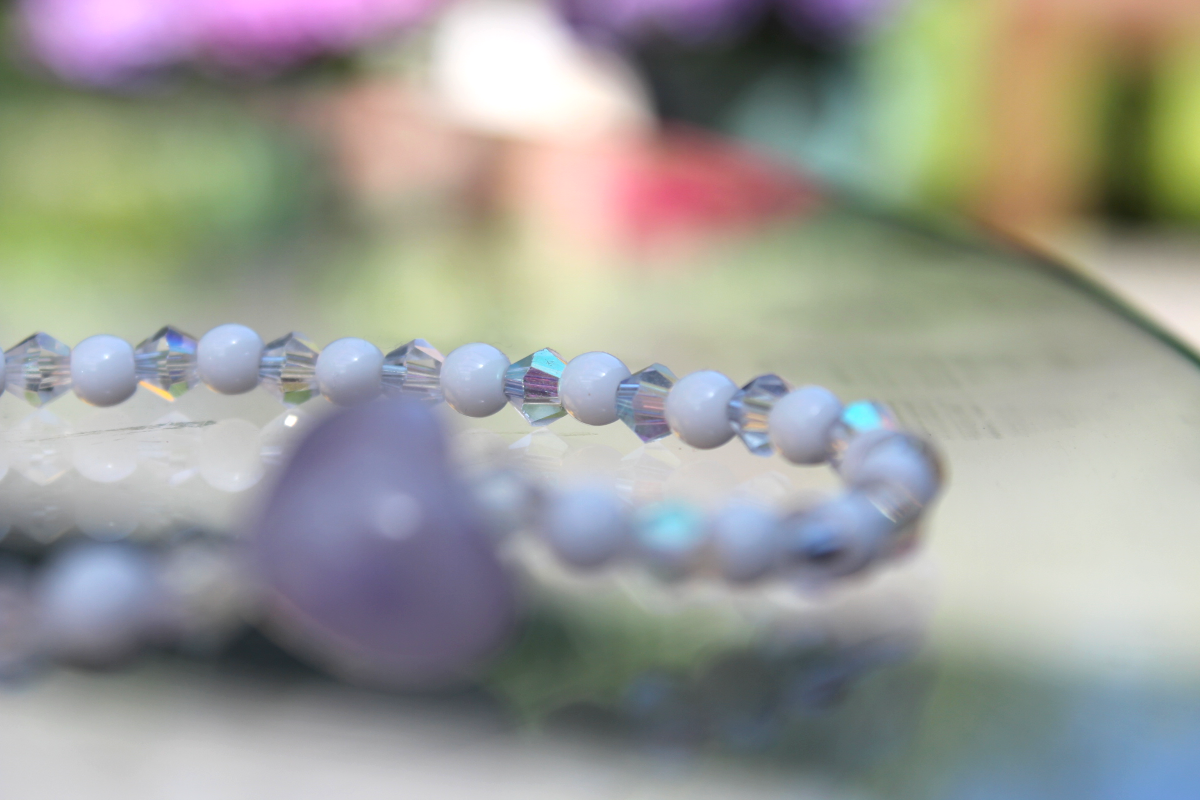 Handmade - Perlenarmband "so zart kann Schönheit sein"