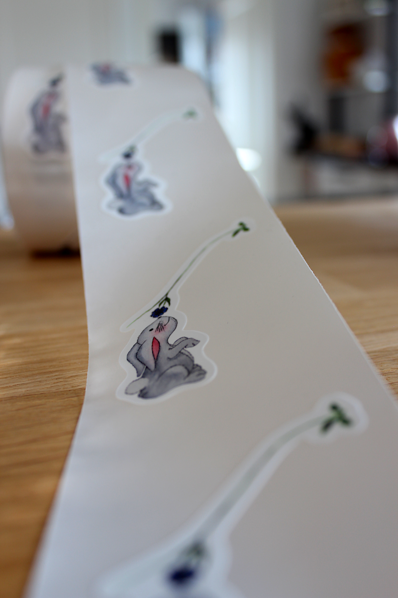 Osterhase "Vergissmeinnicht"