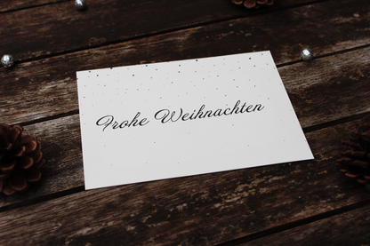 Grußkarte „Frohe Weihnachten“