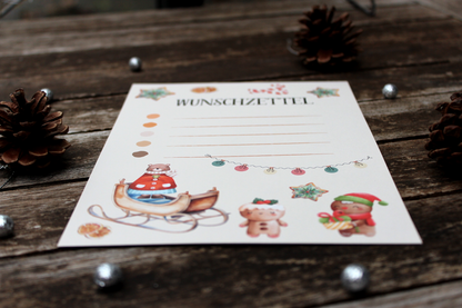 Wunschzettel "Lebkuchen"