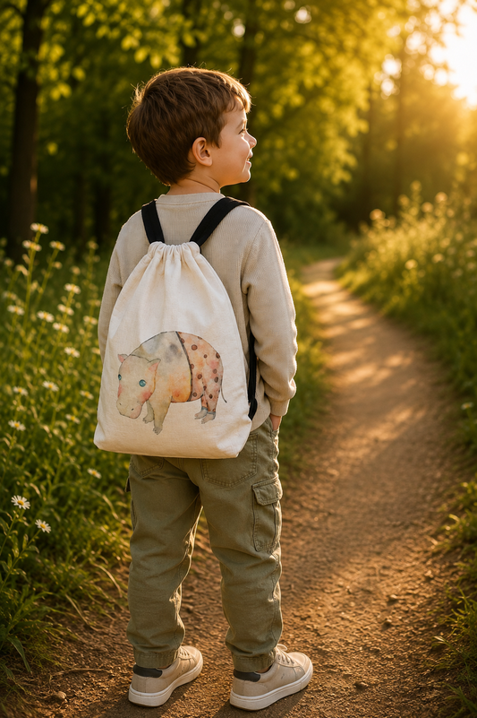 Baumwollrucksack "Hippo"