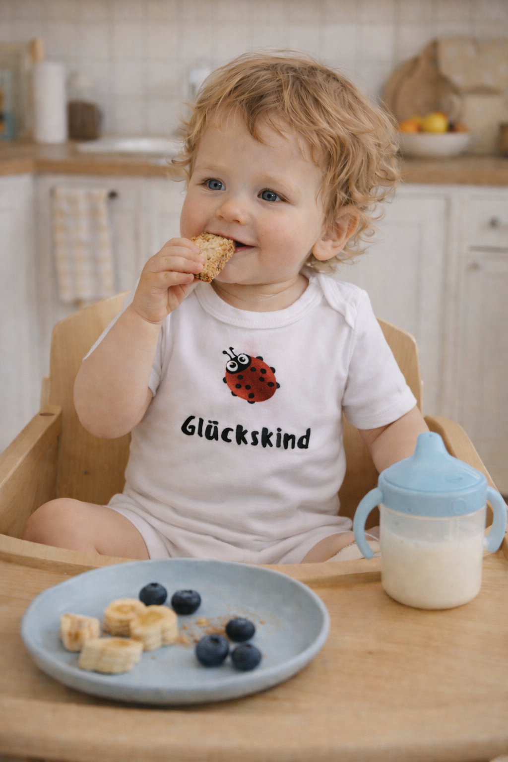 Kurzarmbody „Glückskind“