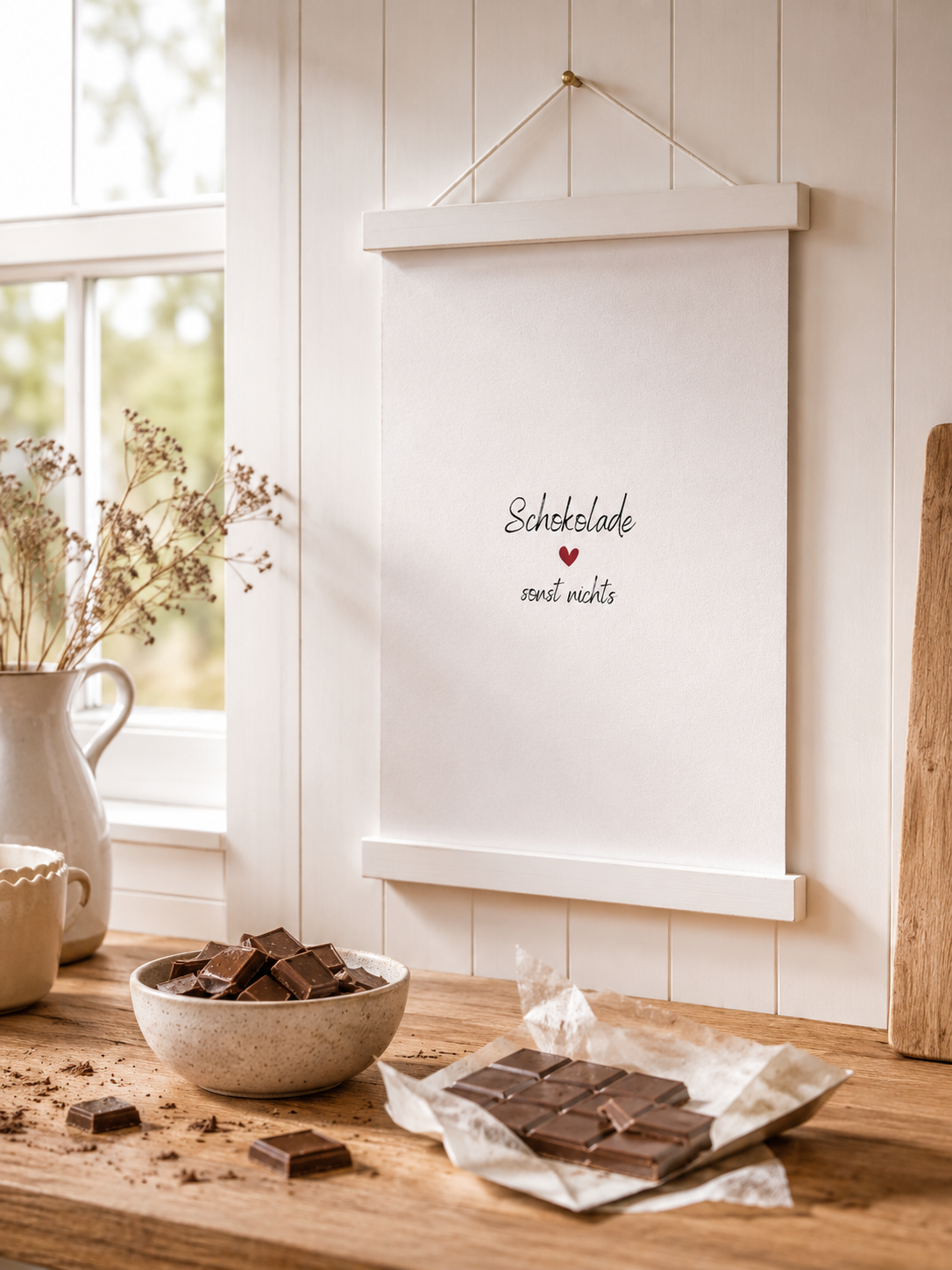 A4 Print "Schokolade, sonst nichts"