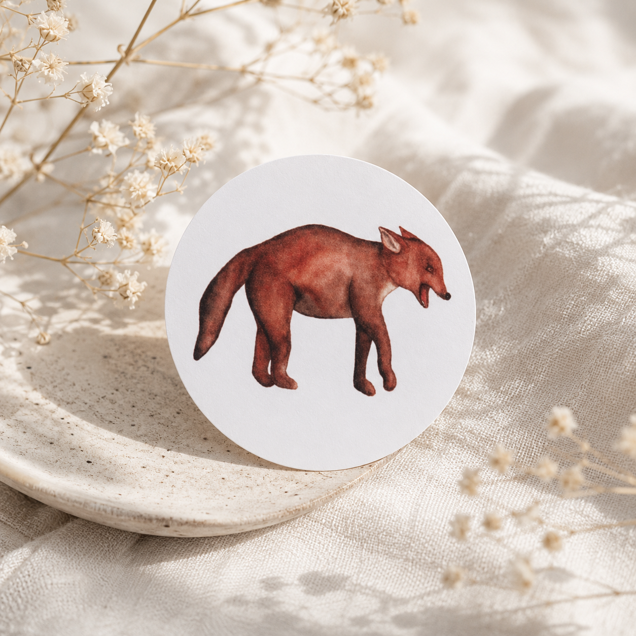 Set Siegelsticker Fuchsbaby "Bruce"
