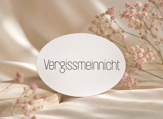Sticker "Vergissmeinnicht" – eine kleine Botschaft mit großer Bedeutung&nbsp;