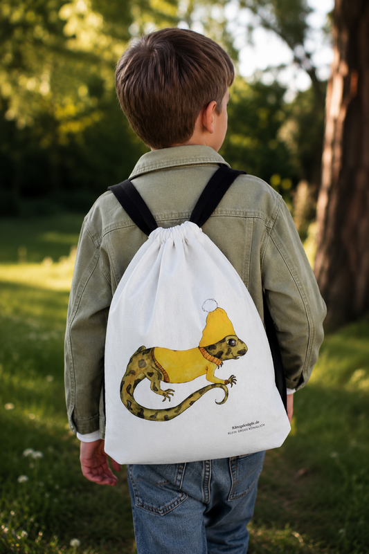 Baumwollrucksack Echse "Amadeus"
