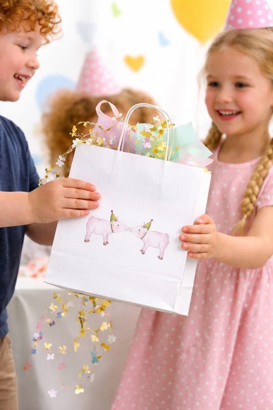 Geschenktütchen "Partyschwein" im Set