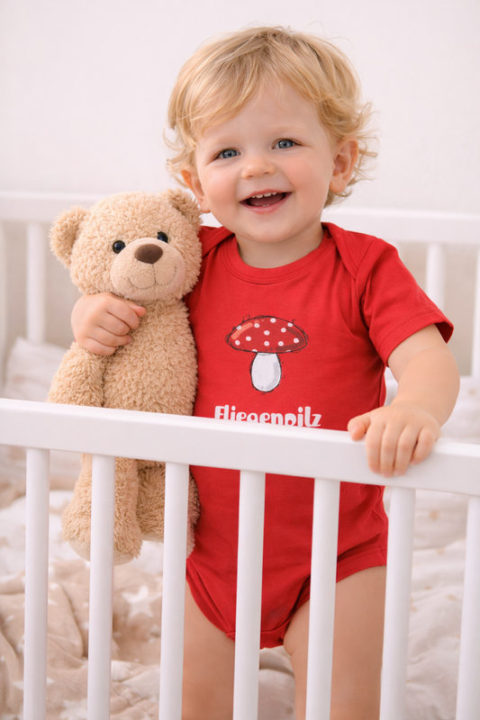 Kurzarmbody „Fliegenpilz“