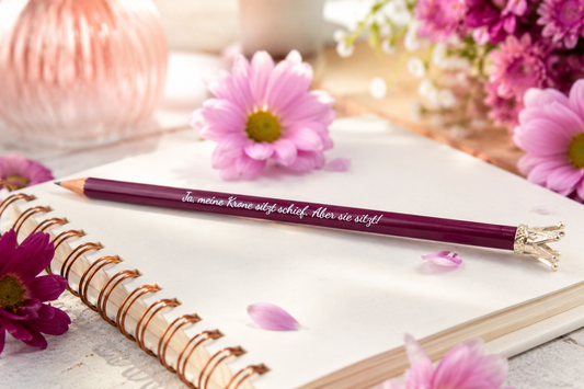Stift und "schiefes" Krönchen