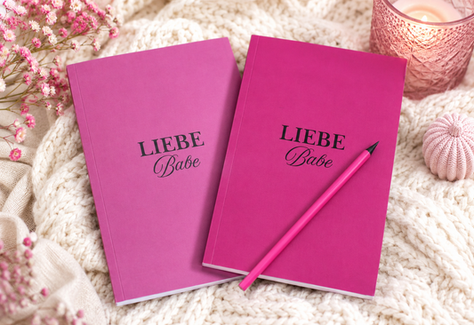 Planer „Liebe Babe“ – Für deinen cleveren Alltag 💕 mit passendem Bleistift