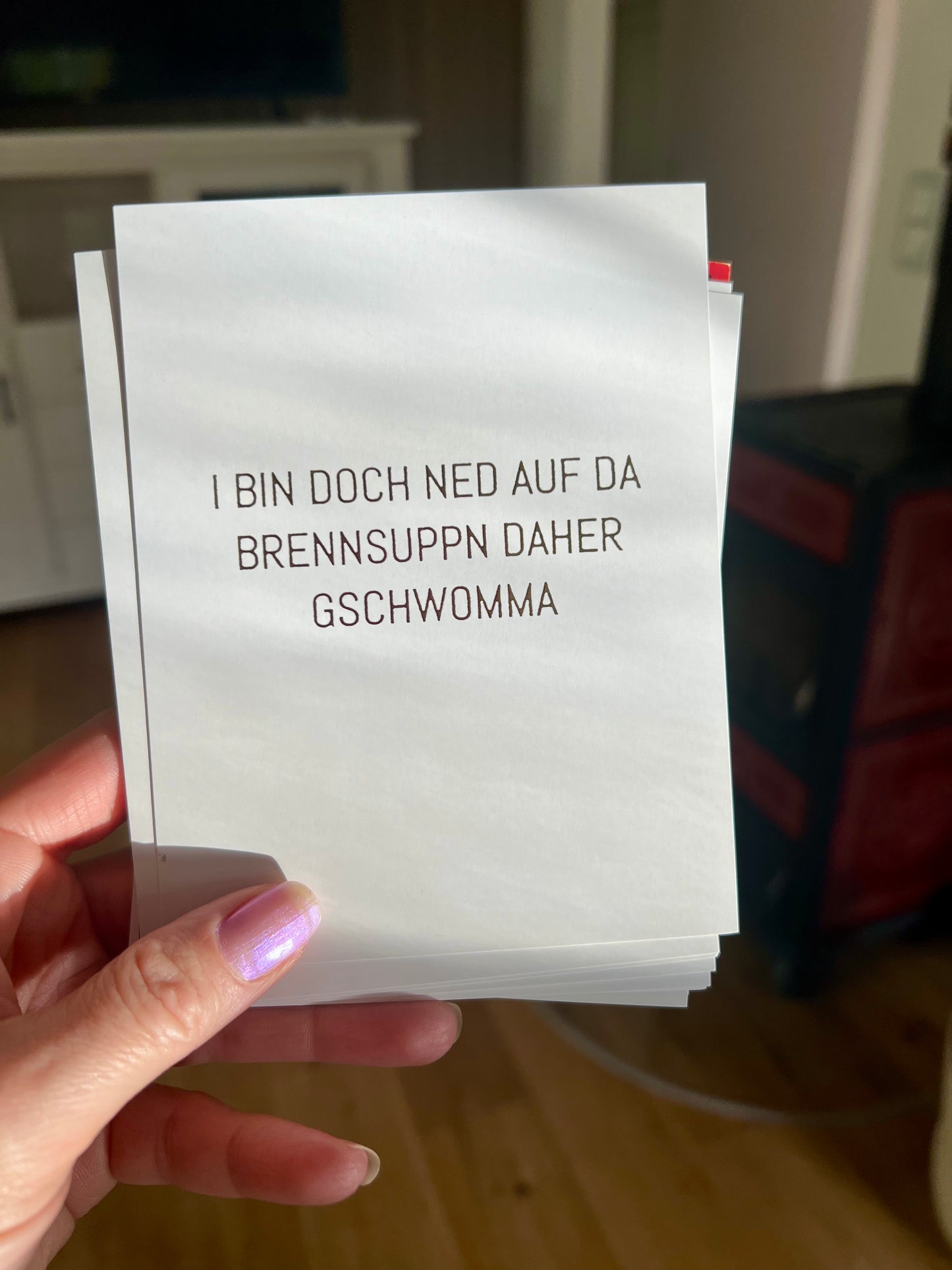 Set Mundart-Karten "A bisserl Boarisch"