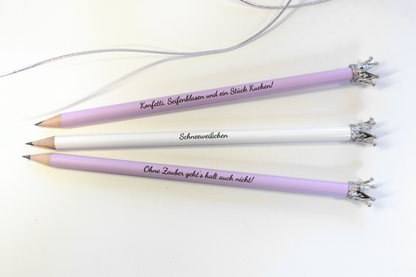 Krönchenstift "Konfetti und Seifenblasen"