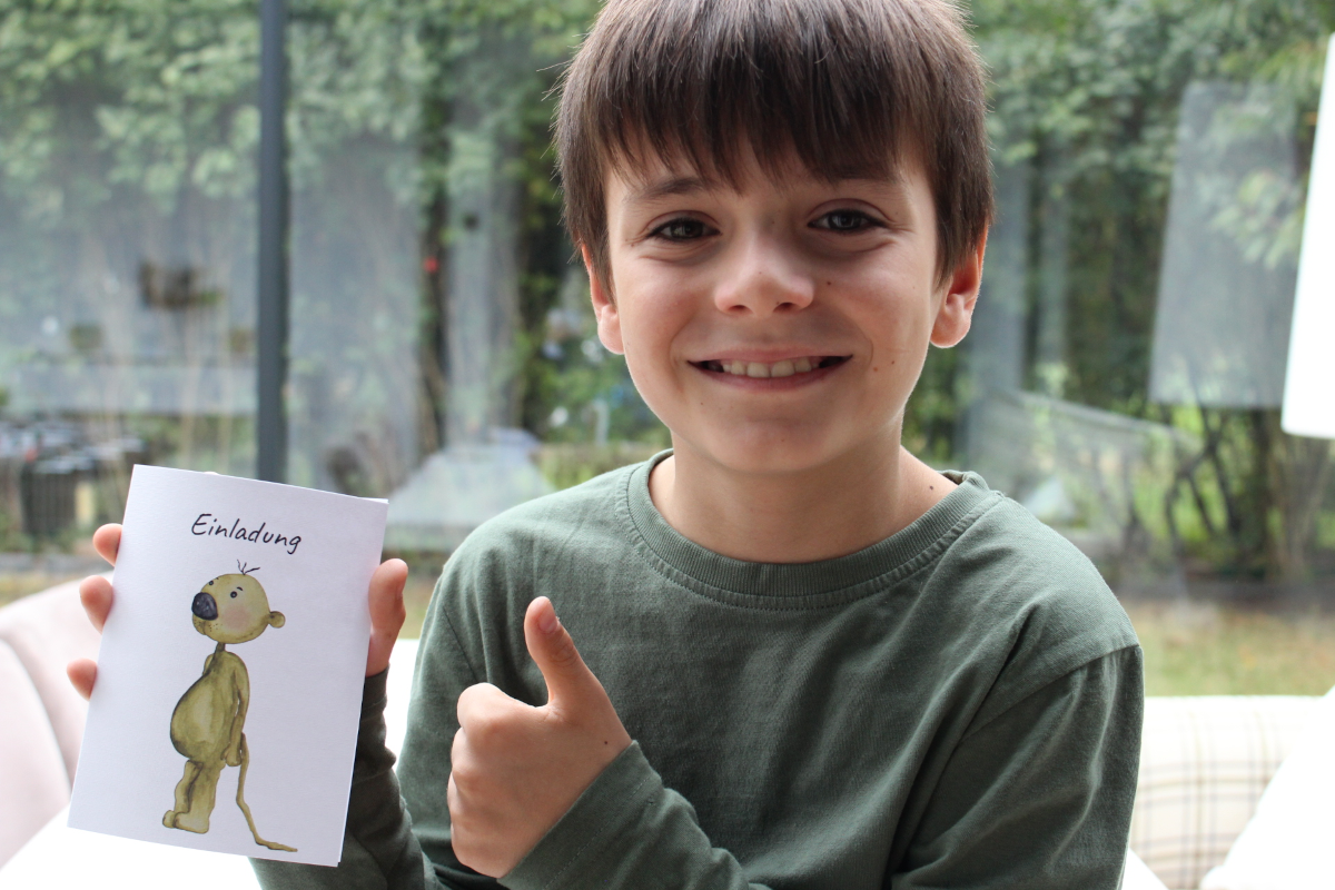 Einladungskarten-Set "Der kleine Bär" – Für einen unvergesslichen Kindergeburtstag!