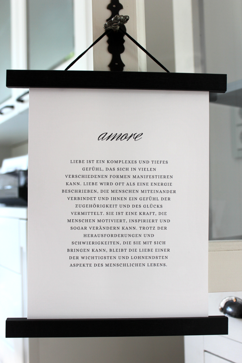 Print "amore" - das wohl schönste Wort der Welt