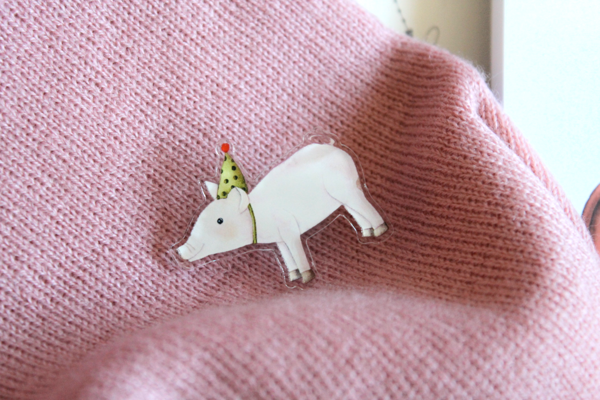 Anstecker "Partyschwein"