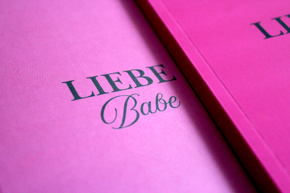 Softcover Notizbuch „Liebe Babe“ – Für alles, was dir durch den Kopf tanzt 💕