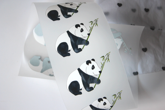 Bügelbild „Panda“ – Der kleine Genießer für große Wirkung