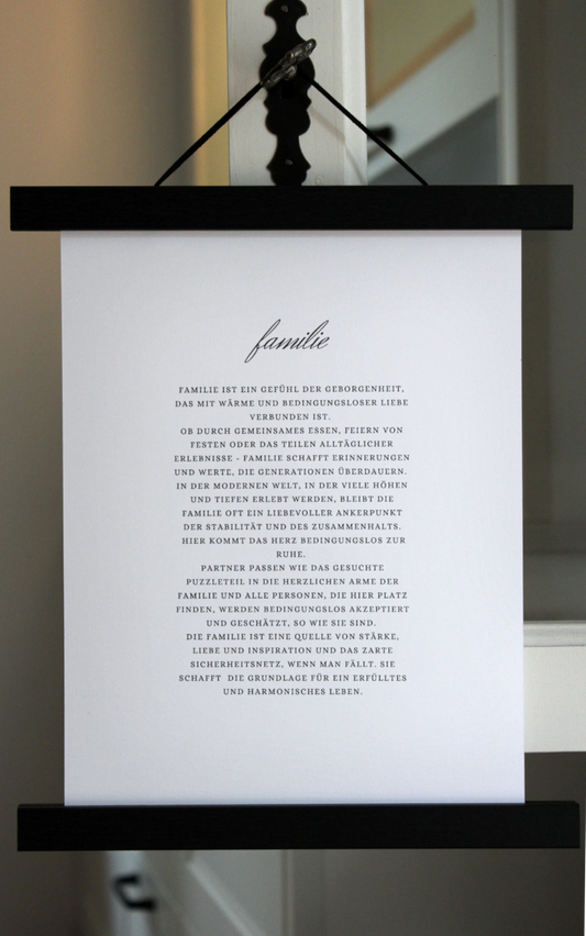 Print "Familie"