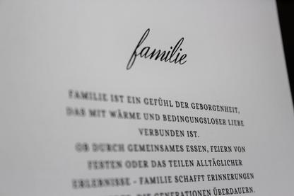 Print "Familie"