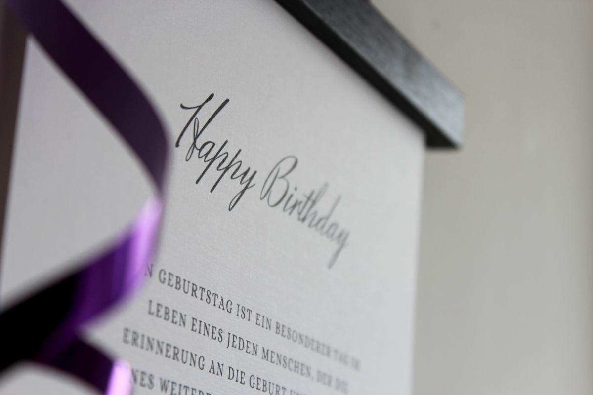 Print "Happy Birthday"