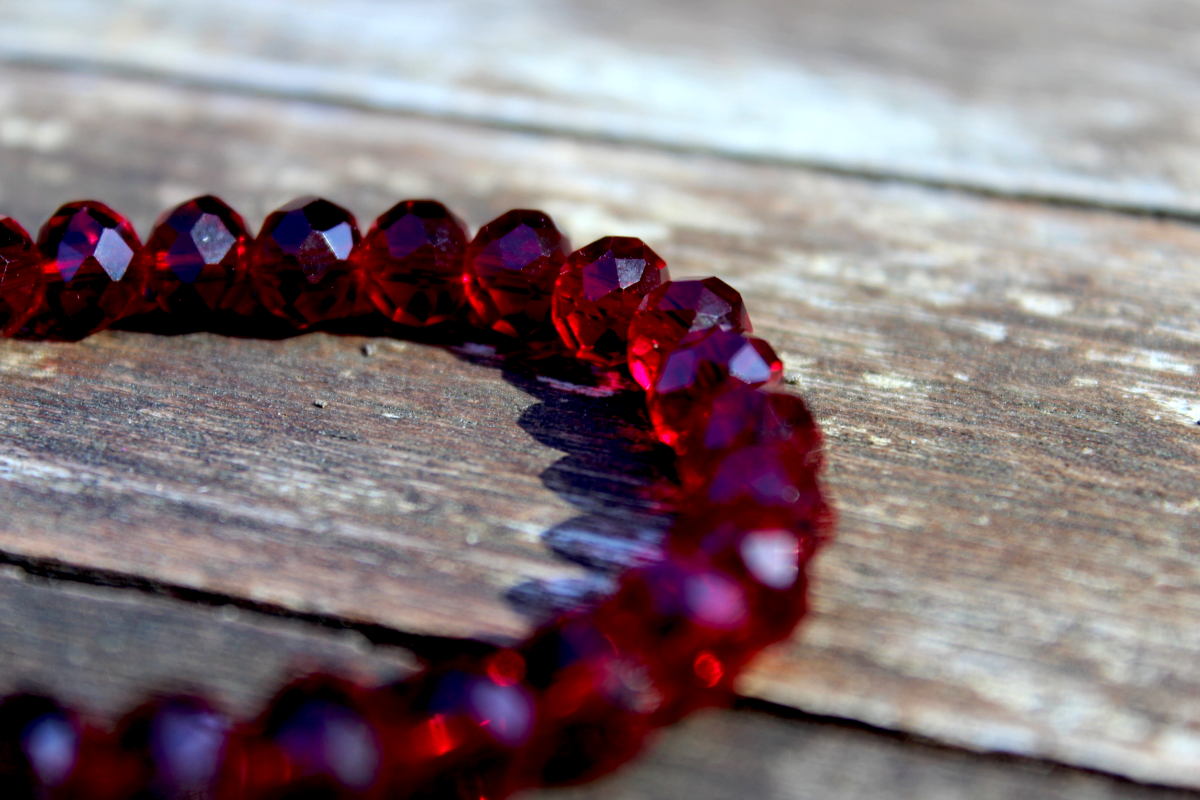 Armband „Winterrubin“