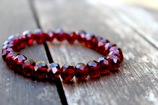 Armband „Winterrubin“