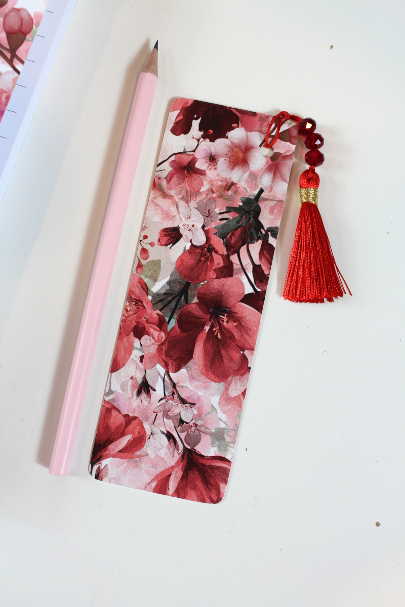 Notizbuch-Set zarte Kirschblüte – mit Bleistift & Einleger