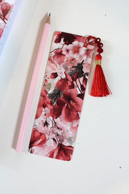 Notizbuch-Set zarte Kirschblüte – mit Bleistift & Einleger