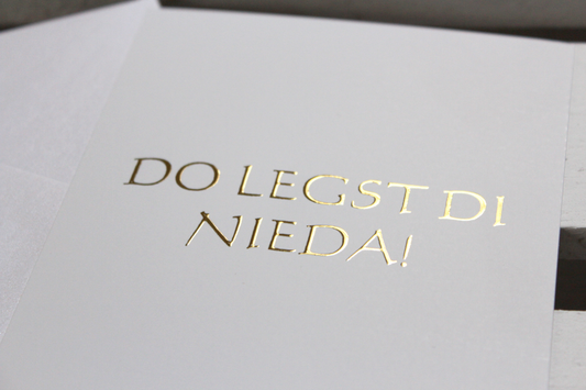 Mundartkarte "Do legst di nieda!"
