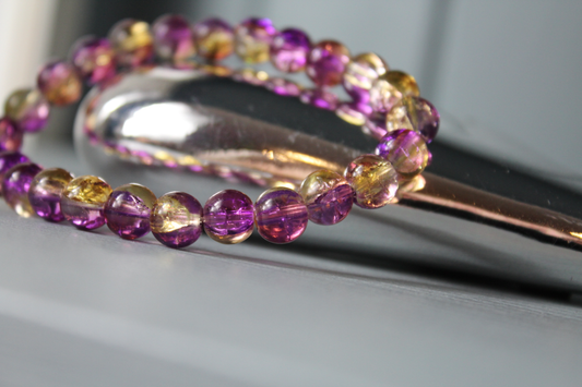 Handmade - Perlenarmband "Das Armband der leuchtenden Momente"